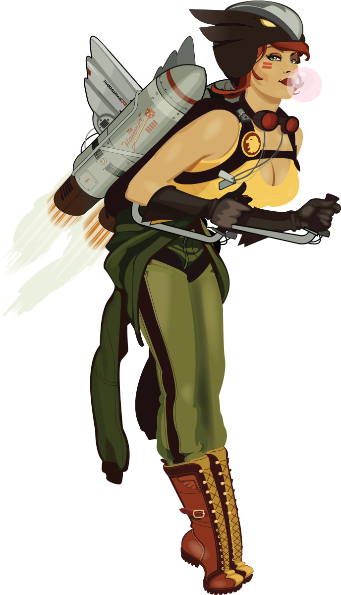 Spring - Pin Up Dc Girls Clipart (695x1226), Png Download