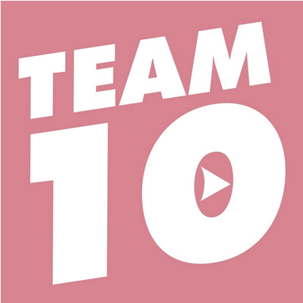 Team 10 House, Roblox - Team 10 House Logo Clipart (768x432), Png Download