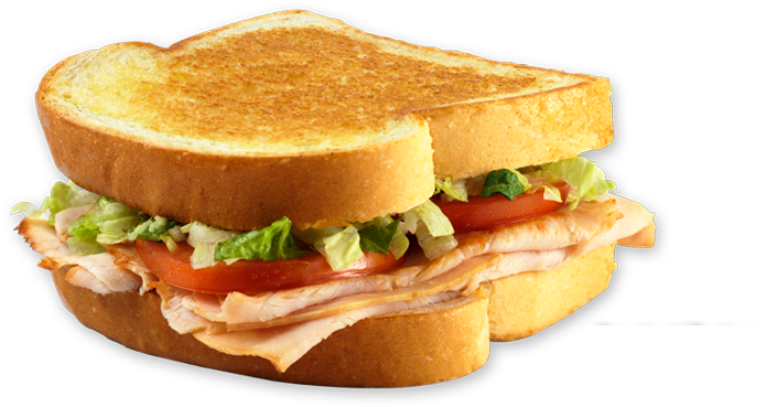 Turkey Sandwich Png - Wings And More Turkey Sandwich Clipart (886x404), Png Download