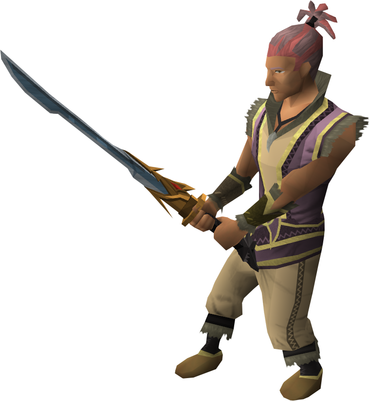 Runescape Katana Clipart (760x824), Png Download