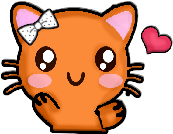 Kawaii Png By Krystalsweet On Clipart Library - Super Kawaii Transparent Png (677x490), Png Download