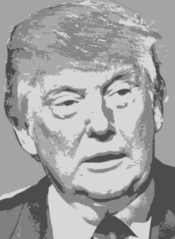 Donald J Trump - Donald Trump Psychology Clipart (581x795), Png Download