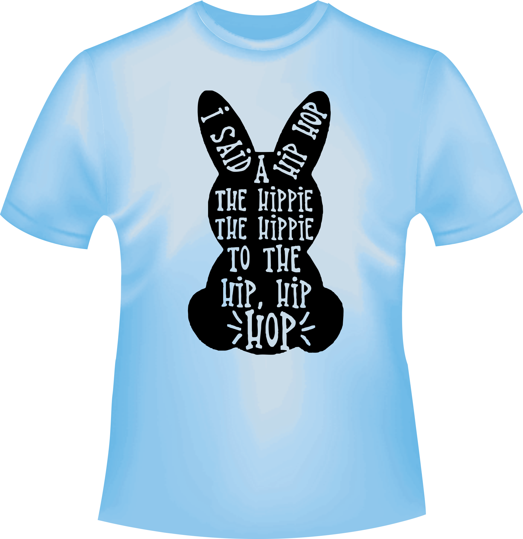 Hip Hop Bunny - Said A Hip Hop Easter Shirt Clipart (1800x1855), Png Download