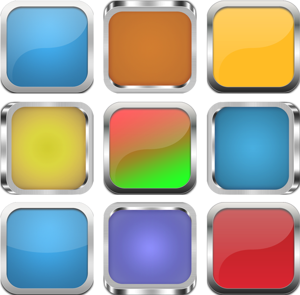 Click Here To Download Social Media Icon Framed Backgrounds - Samsung Galaxy Tab A 10.1 Clipart (700x700), Png Download