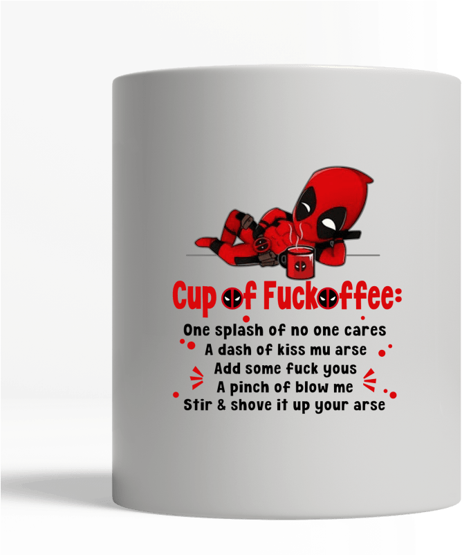 White Mug Center - Deadpool Clipart (800x800), Png Download