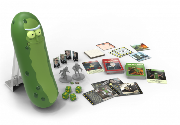 Board Games - Pickle Rick Board Game Clipart (600x600), Png Download