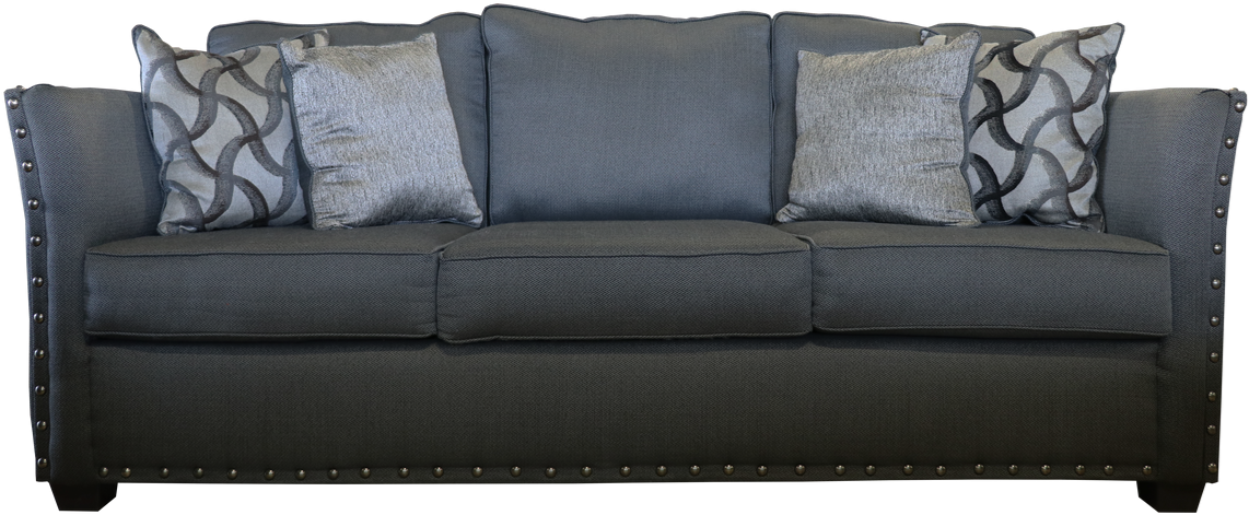 Picture Of Warren Charcoal Sofa - Studio Couch Clipart (1280x853), Png Download