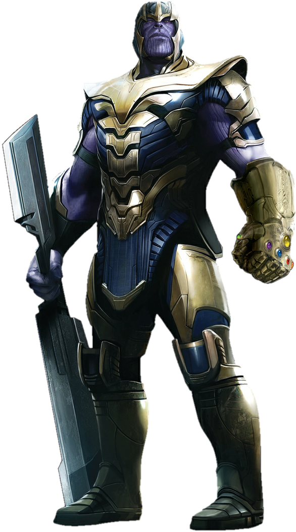 Thanos Png Transparent Image - Avengers Endgame Thanos Sword Clipart (707x1131), Png Download