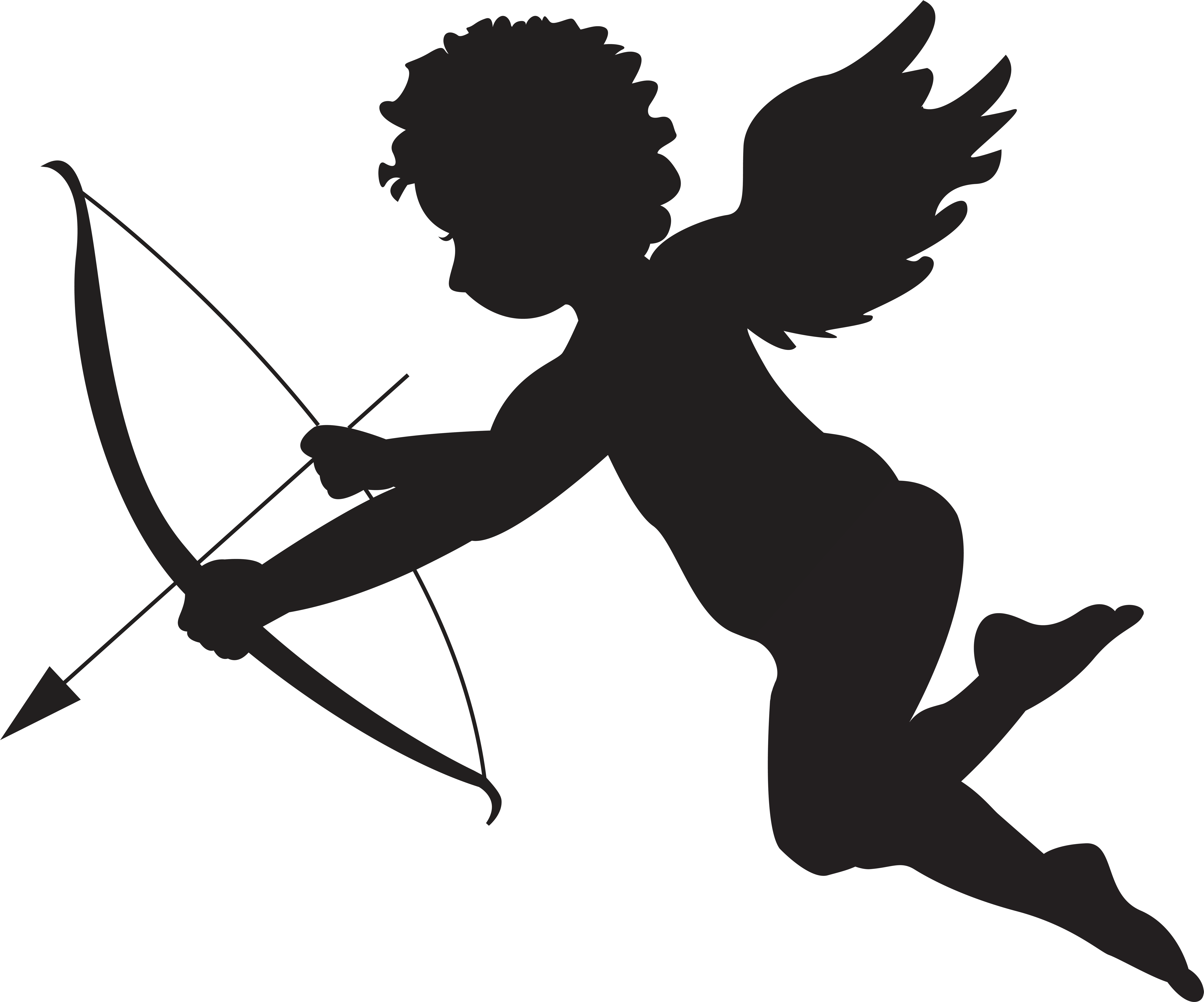 Cupid Transparent Png Image - Transparent Background Cupid Transparent Clipart (7000x5814), Png Download