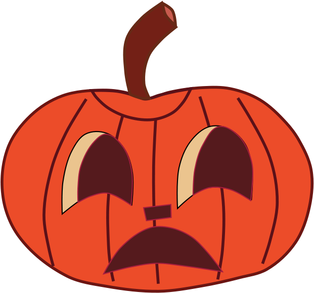 Picture Freeuse Download Happy At Getdrawings Com Free - Sad Jack O Lantern Clipart (724x640), Png Download
