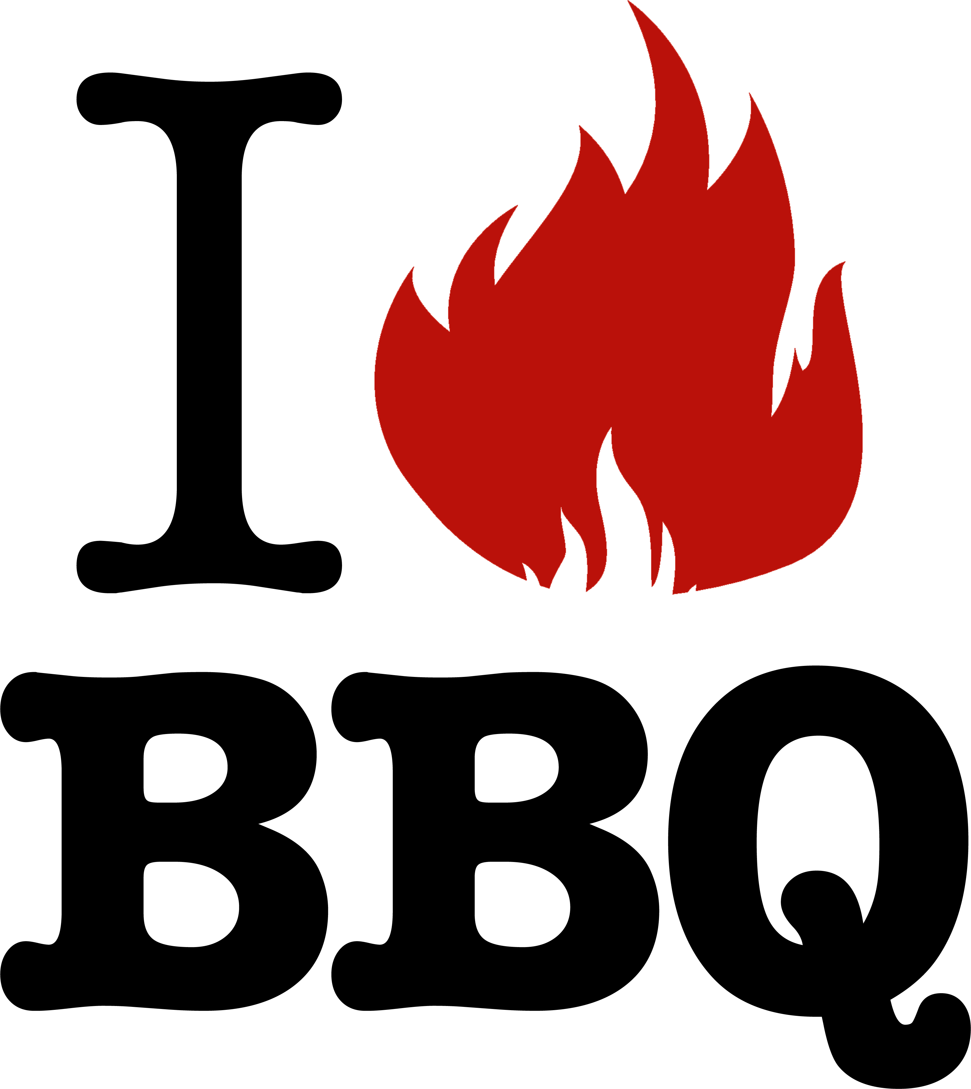 Best Bbq Outside Dallas - Love Bbq Clipart (3262x3660), Png Download