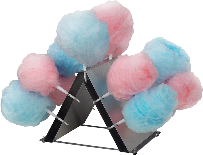 Concession Supplies & Equipment - Cotton Candy Display Stand Clipart (714x578), Png Download