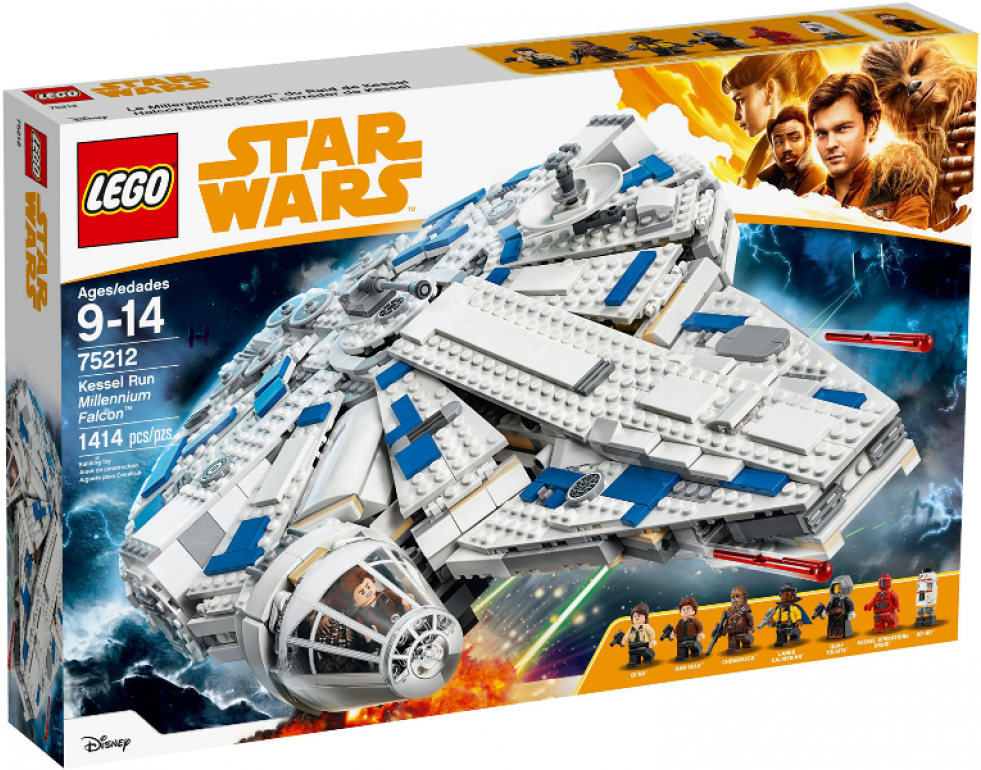 75212 1 - Kessel Run Millennium Falcon Lego Clipart (980x980), Png Download
