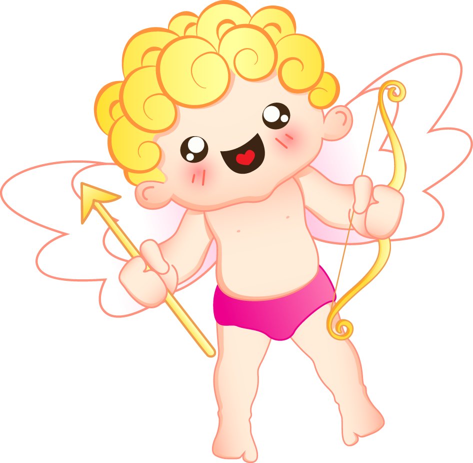 Free Cupid Clipart - Cute Pictures Of Cupid - Png Download (946x925), Png Download