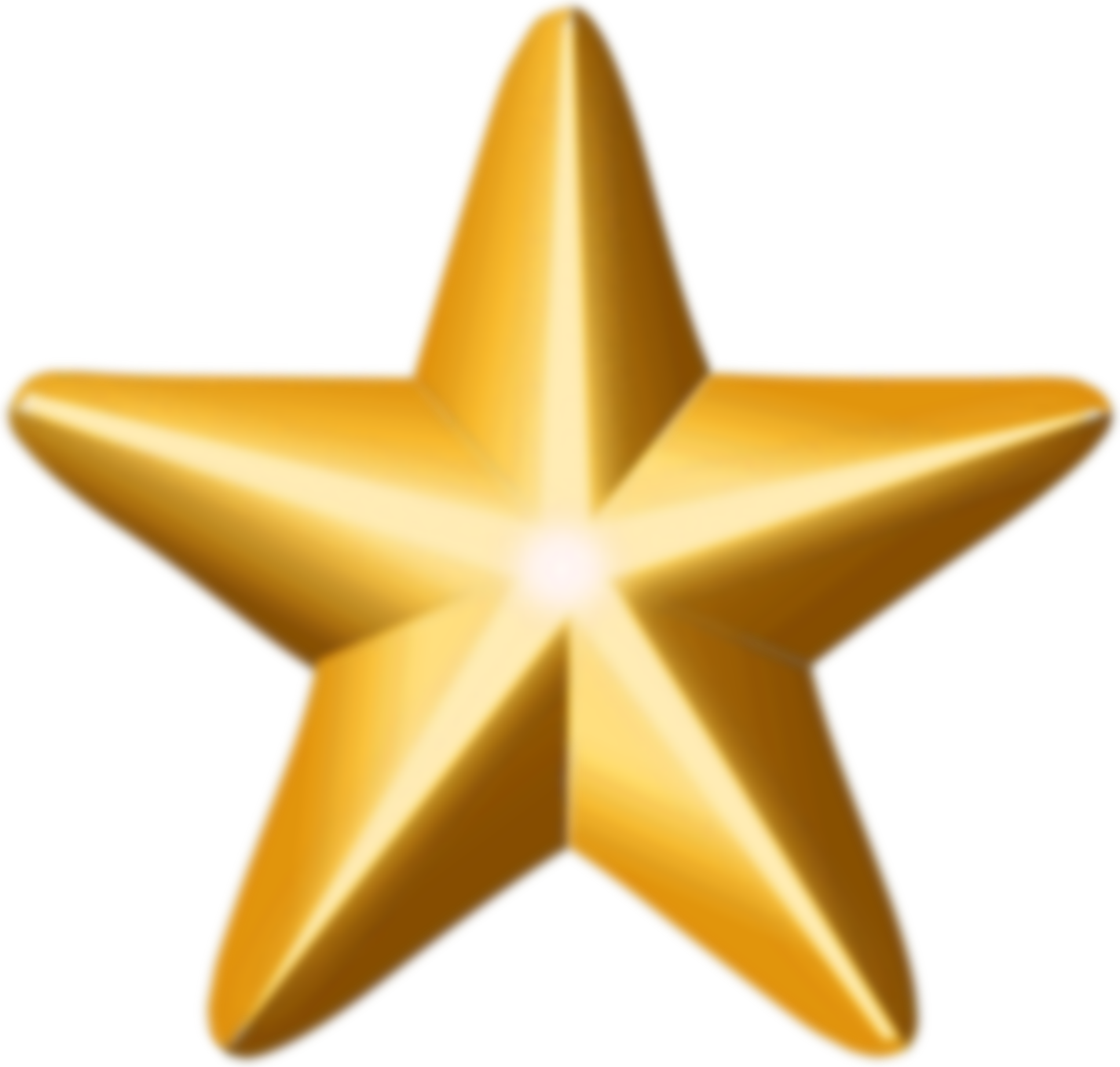 Award Star - Star Gold Png Clipart (1934x1843), Png Download