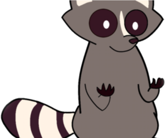 Raccoon Png Transparent Images - Cartoon Clipart (640x480), Png Download