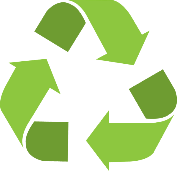 Reduce Reuse Recycle Symbol - Recycling Symbol Clipart (600x580), Png Download