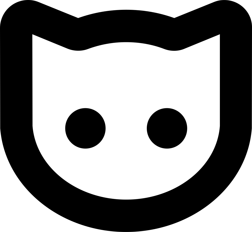 Cat Face Icon Png Clipart (980x900), Png Download