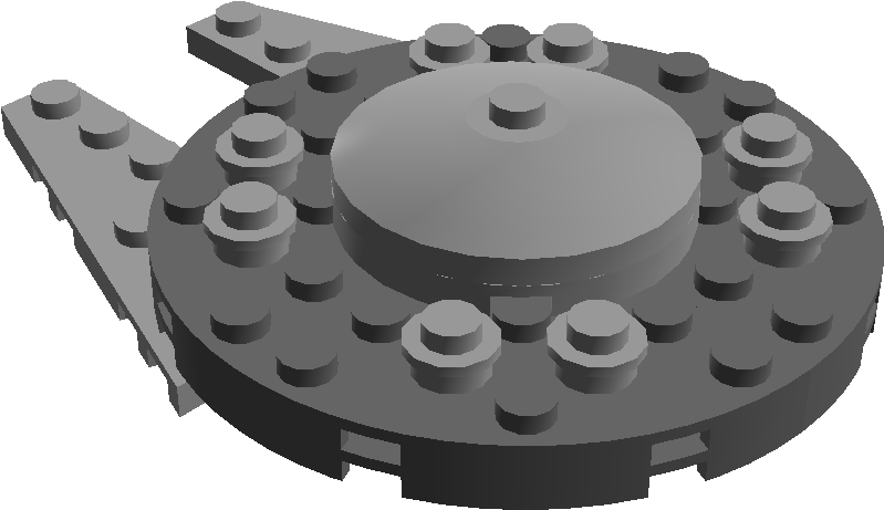 Make Your Own Mini Millennium Falcon On Star Wars Day - Circle Clipart (799x461), Png Download