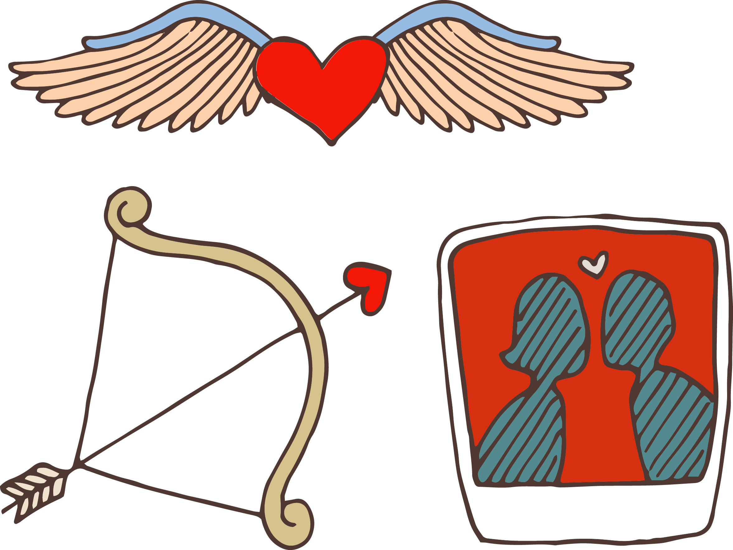 Arrow Cupid Clip Art - Cupid - Png Download (2355x1767), Png Download