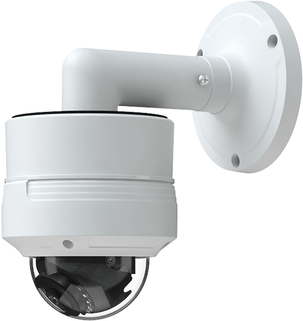 Wall Mount And Junction Box For Fixed Lens Dome Camera Clipart (1520x800), Png Download