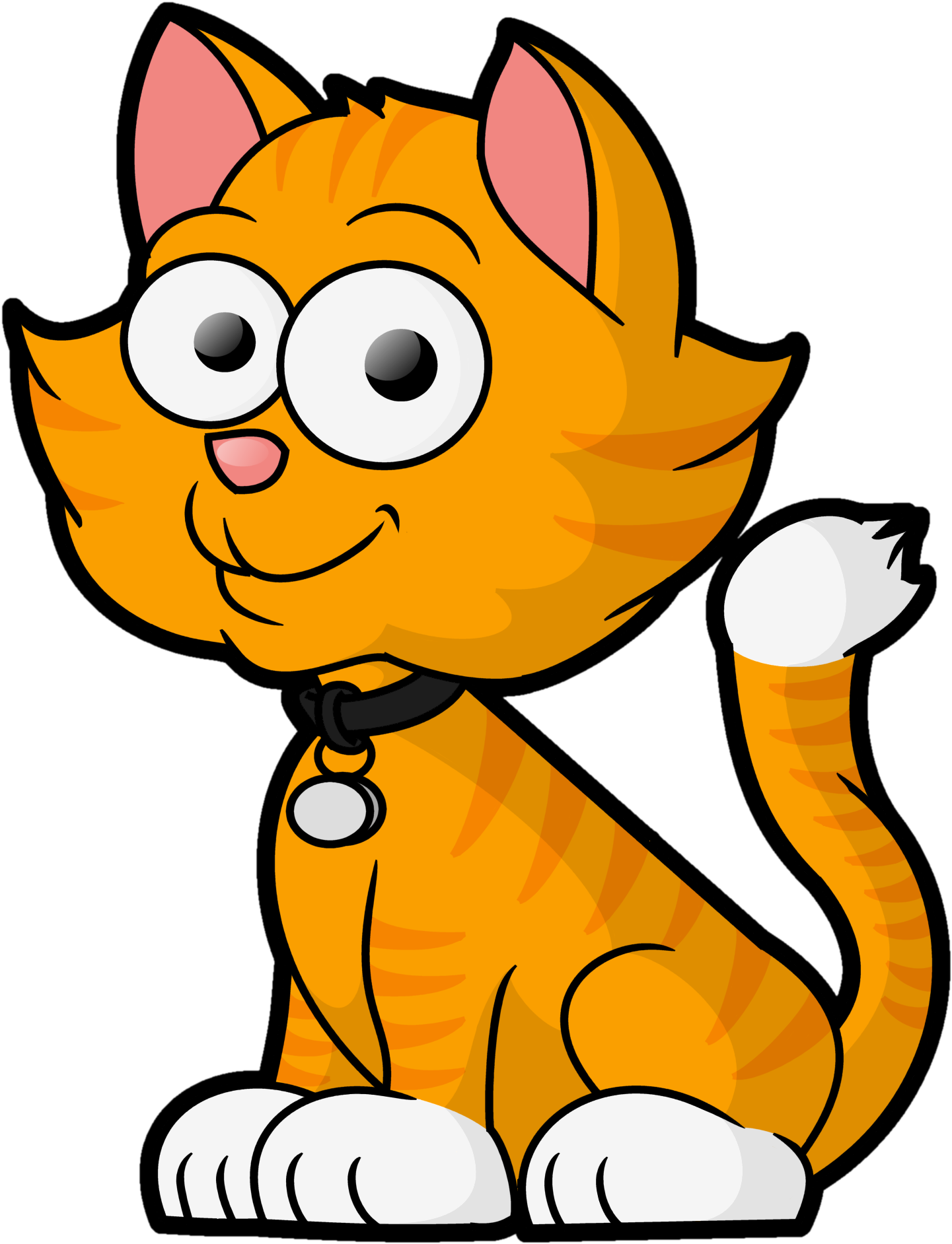 Cartoon Cat Clipart (2500x2500), Png Download