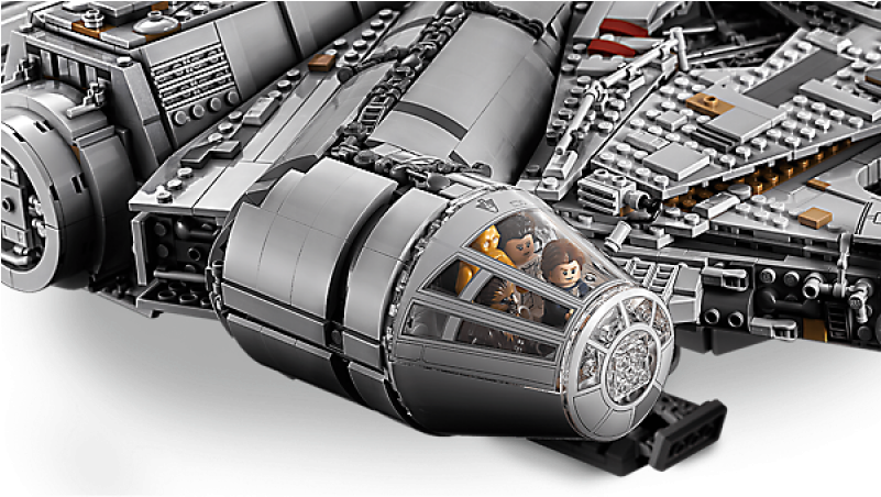 Lego Millennium Falcon 75192 Cockpit Clipart (800x800), Png Download
