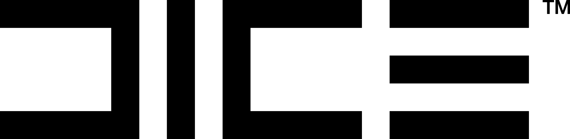 Logo Eps Vector Black - Dice Battlefield Png Clipart (2000x488), Png Download