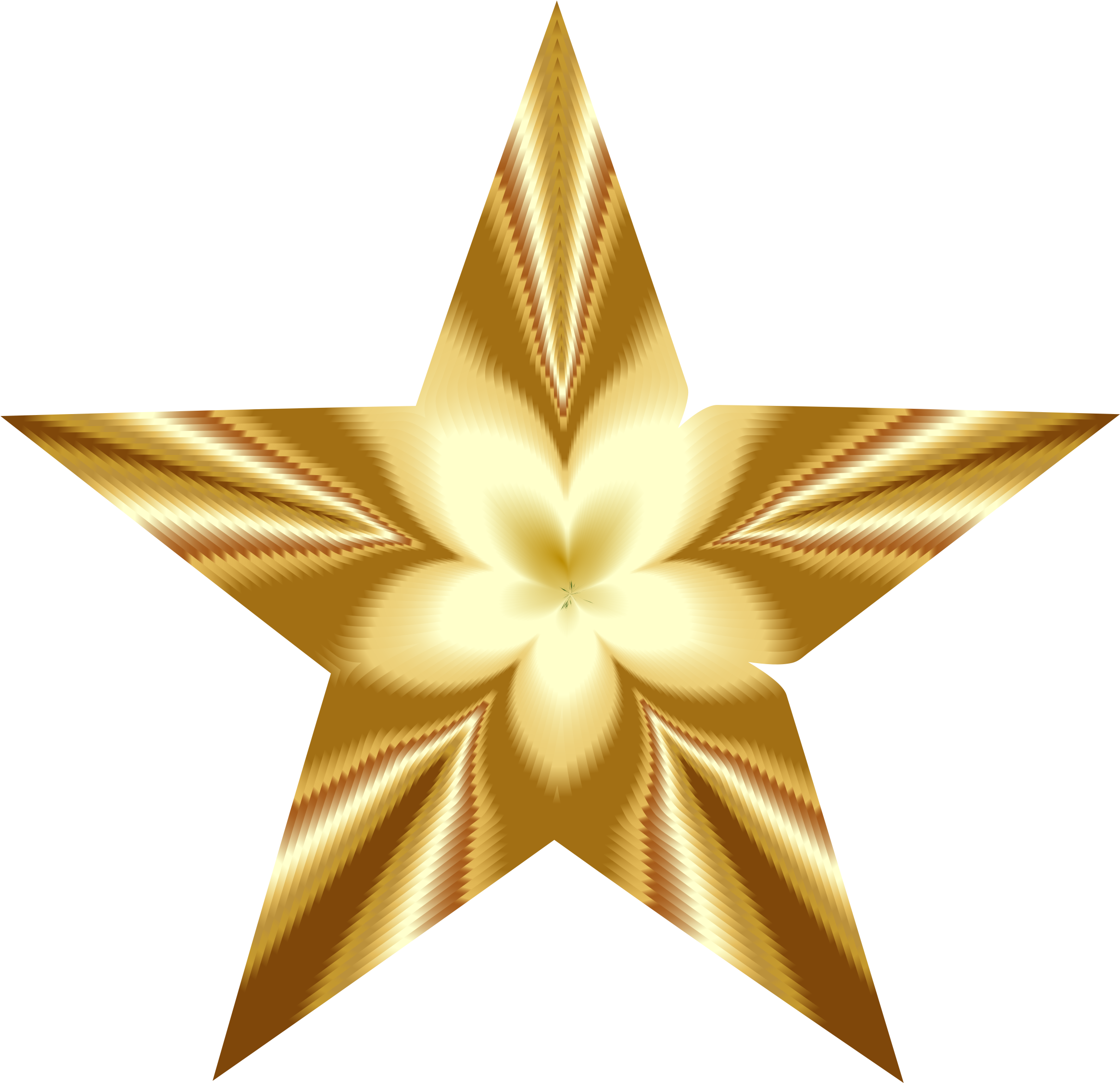 Medium Image - Golden Star Clipart (800x774), Png Download
