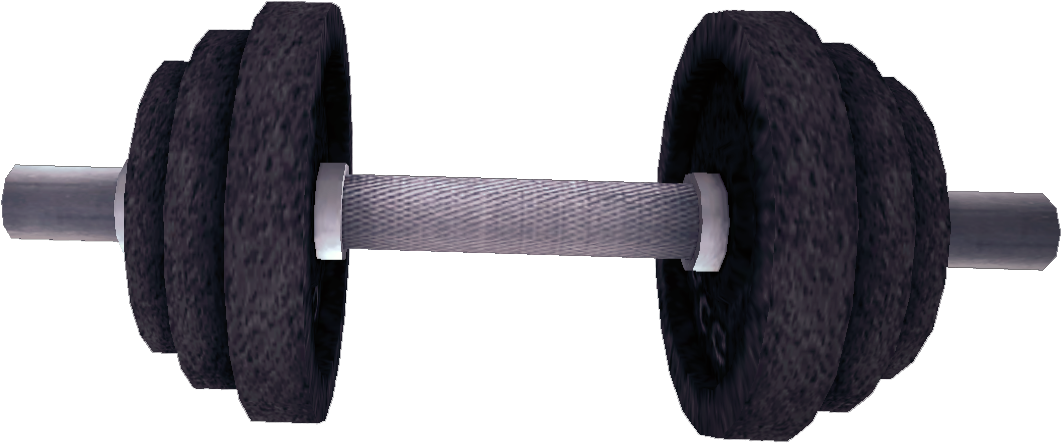Dead Rising Dumbbell - Transparent Dumbbell Png Clipart (1136x581), Png Download