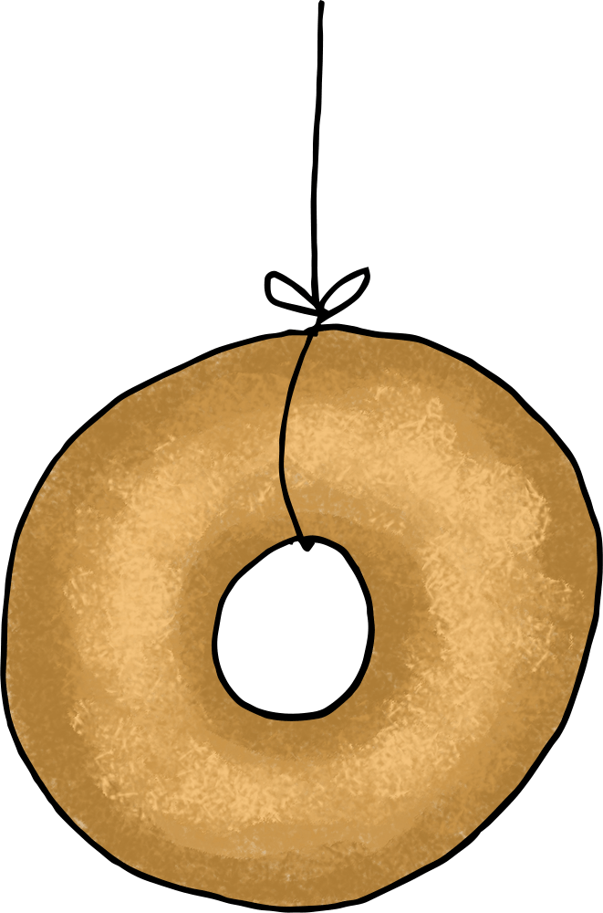 Donut On A String - Donut On A String Clipart - Png Download (661x1000), Png Download