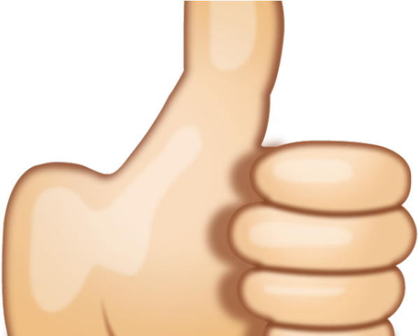 Ok Clipart Money Hand Sign - Thumbs Up Emoji No Background - Png Download (640x480), Png Download