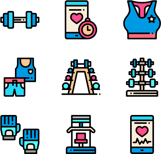 Gym Equipment Clipart (600x564), Png Download