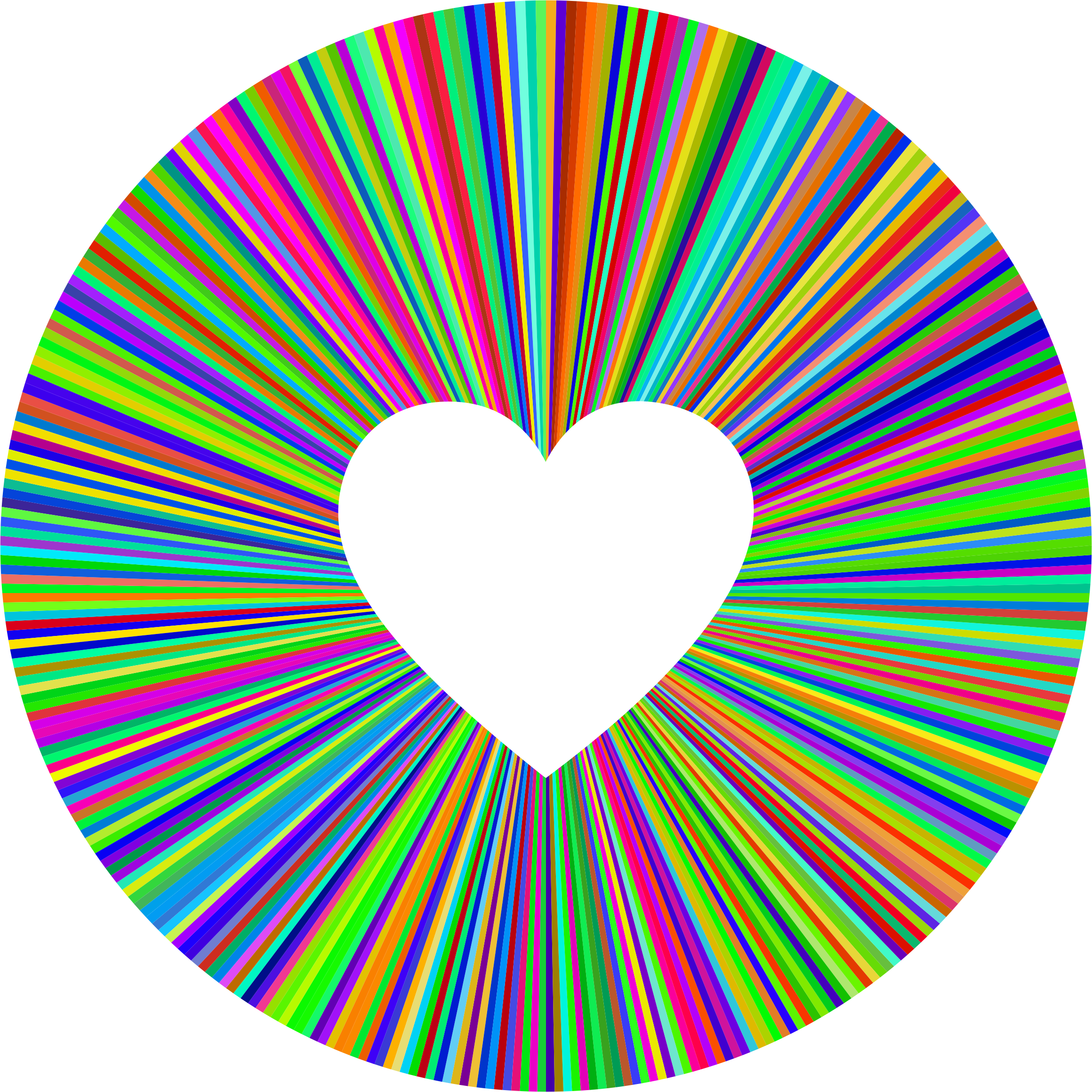Prismatic Heart Halo Svg Library Library - Super Markers 100 Clipart (2320x2320), Png Download