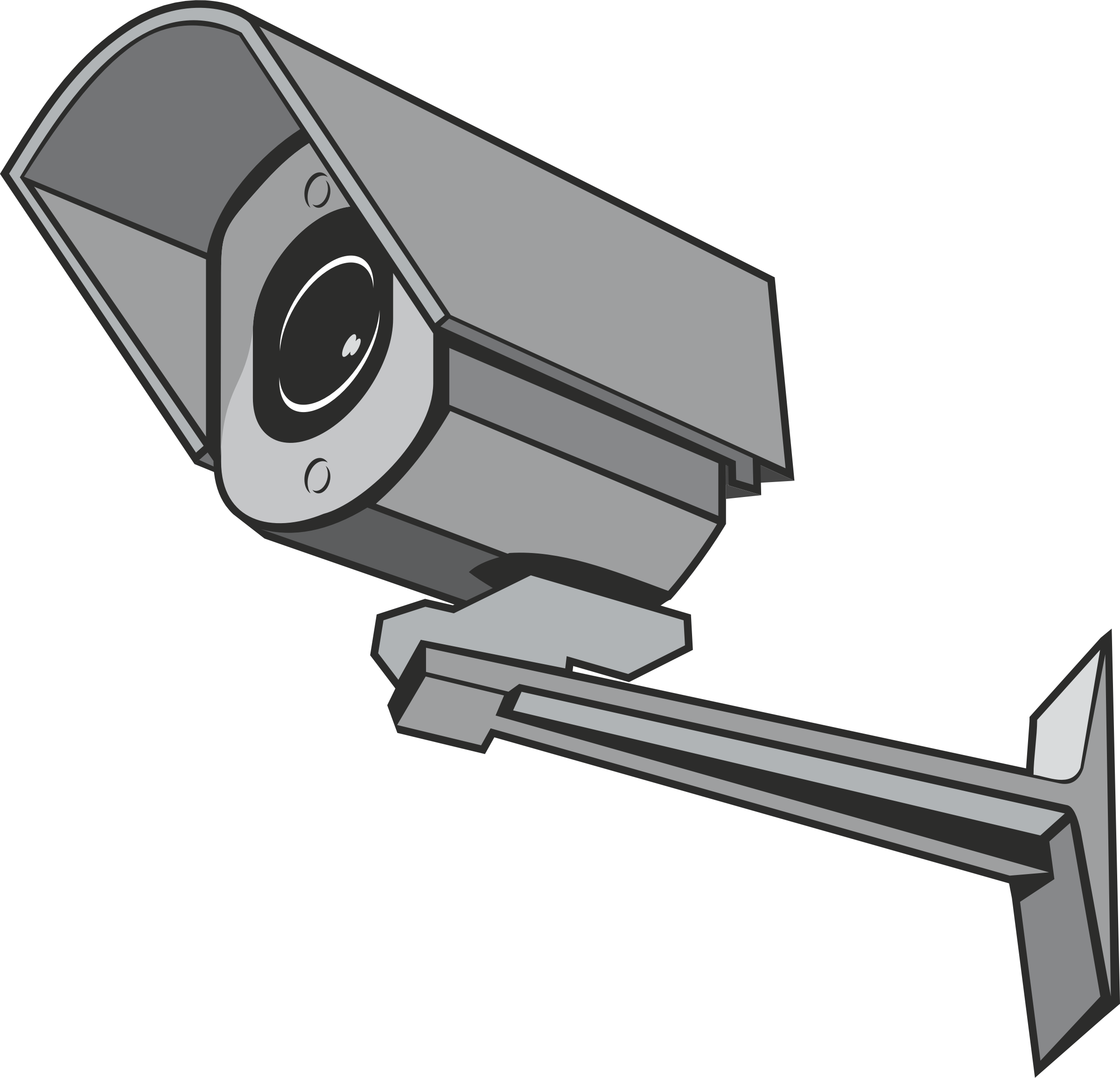 Big Image - Security Camera Clipart - Png Download (2400x2310), Png Download