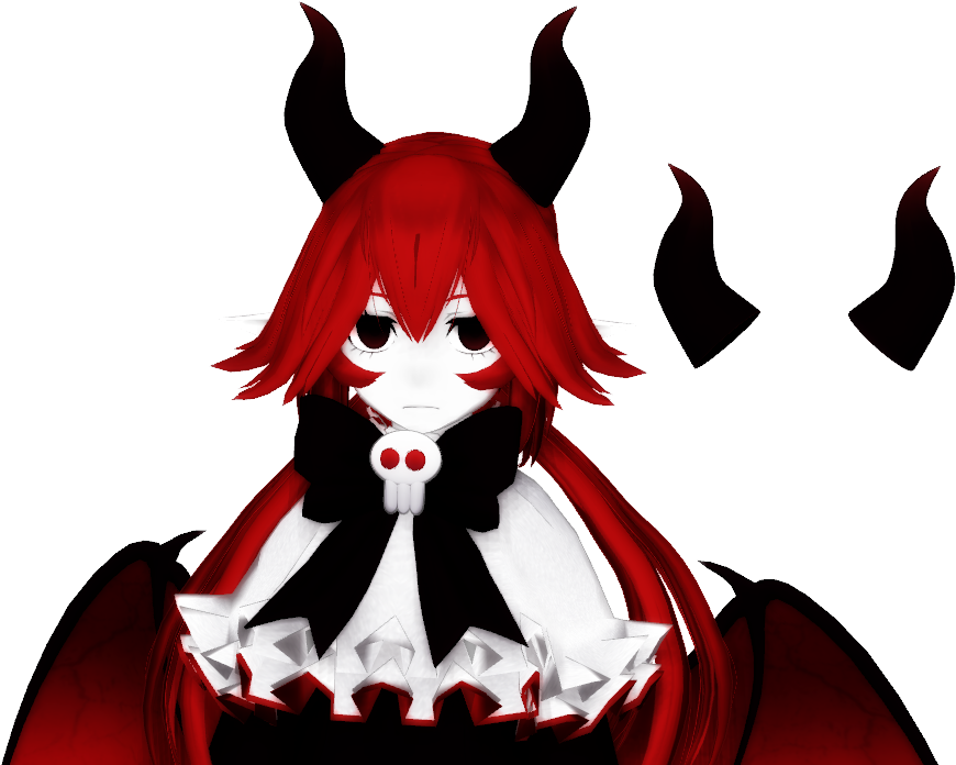 Piosank 627 100 [mmdxfunamusea] Dialo's Horns Download - Mmd Horns Download Clipart (870x696), Png Download