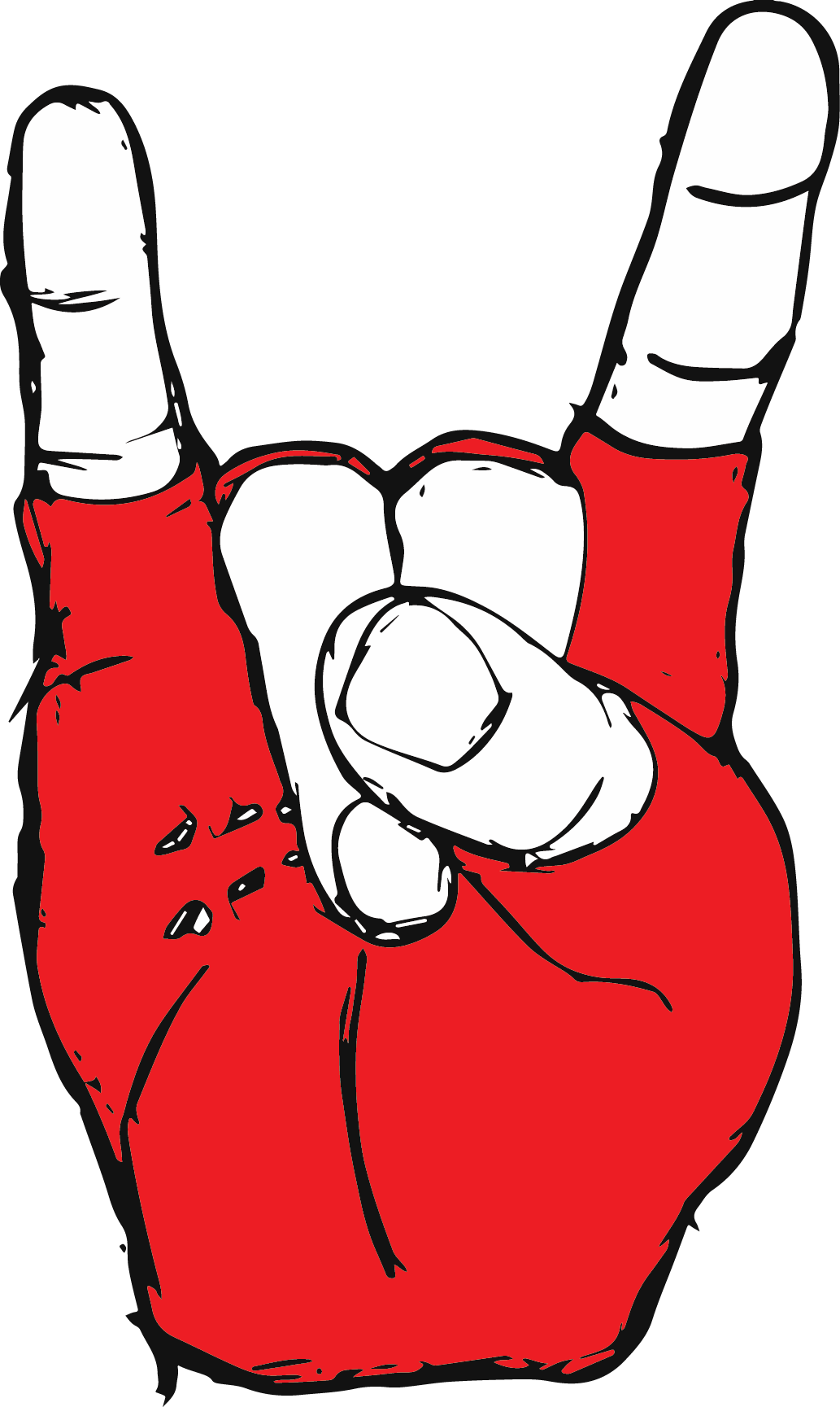 Handhorns Clipart (1033x1729), Png Download