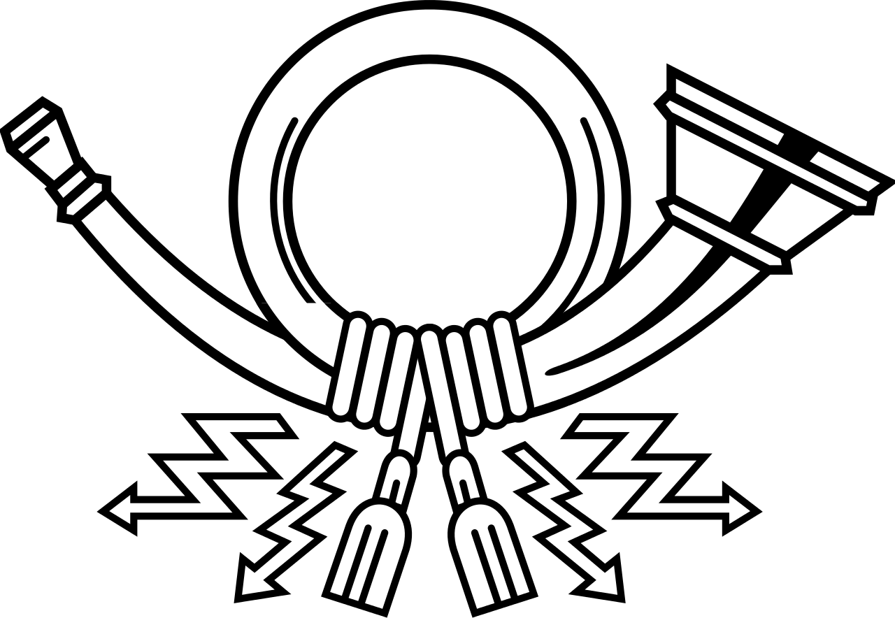 Horn Of German Post - Post Horn Clipart (1280x884), Png Download