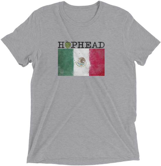 Hop Head “mexican Flag” Vintage Short Sleeve Men's - Shirt Clipart (600x600), Png Download