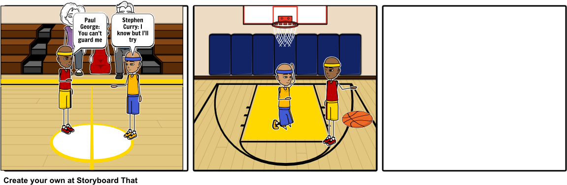 Stephen Curry Cant Guard Pg13 - Basketball Court In Comic Clipart (1164x385), Png Download