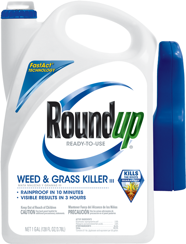 Roundup® Ready To Use Weed & Grass Killer Iii - Roundup Weed Killer Clipart (614x800), Png Download