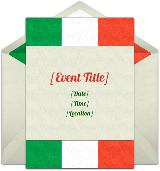 Mexican Flag Online Invitation - Art Paper Clipart (650x650), Png Download