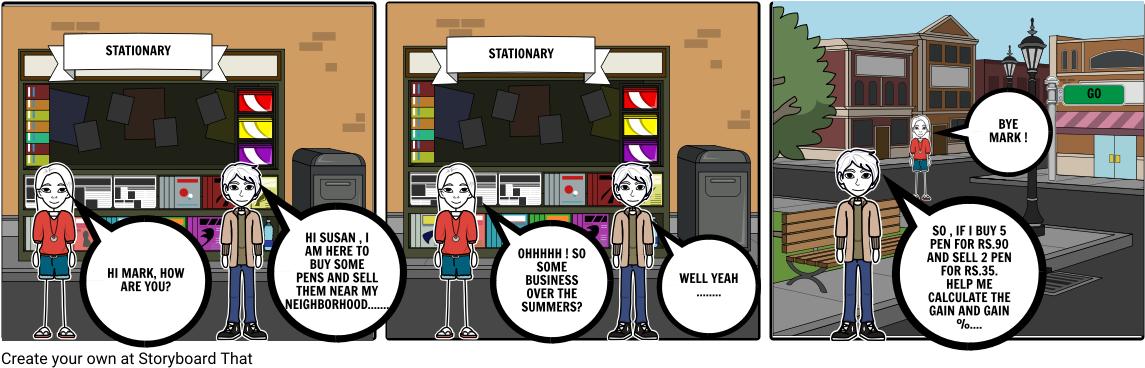 Profit And Loss - Cartoon Clipart (1164x385), Png Download