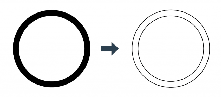 Free Png Download Circle Outline White Transparent - White Circle Outline Transparent Clipart (850x373), Png Download