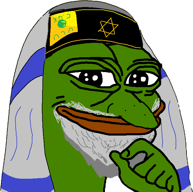Pepe The Frog Jewish Clipart (655x650), Png Download
