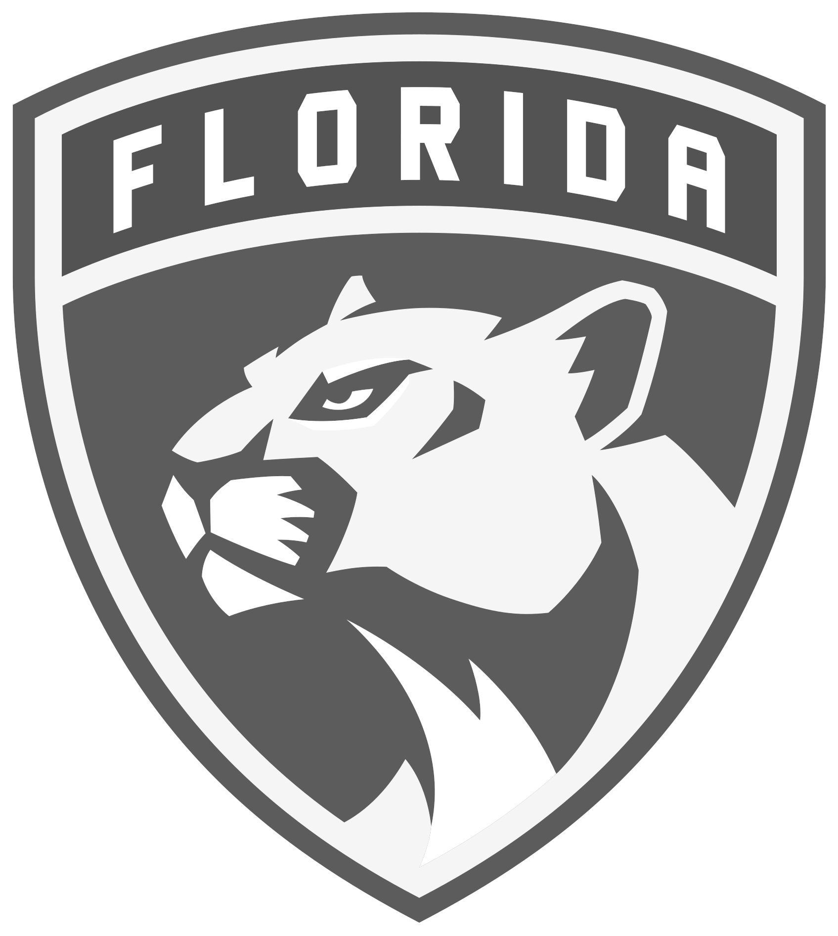 Florida Panthers Logo Black And White - Florida Panthers Logo Clipart ...