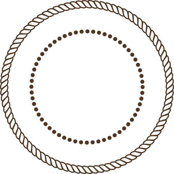 Graphic Transparent Stock Stamp Clipart Circle Pencil - Vector Rope