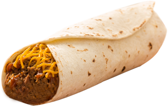 Beef Burrito - Beef Burritos Png Clipart (750x480), Png Download