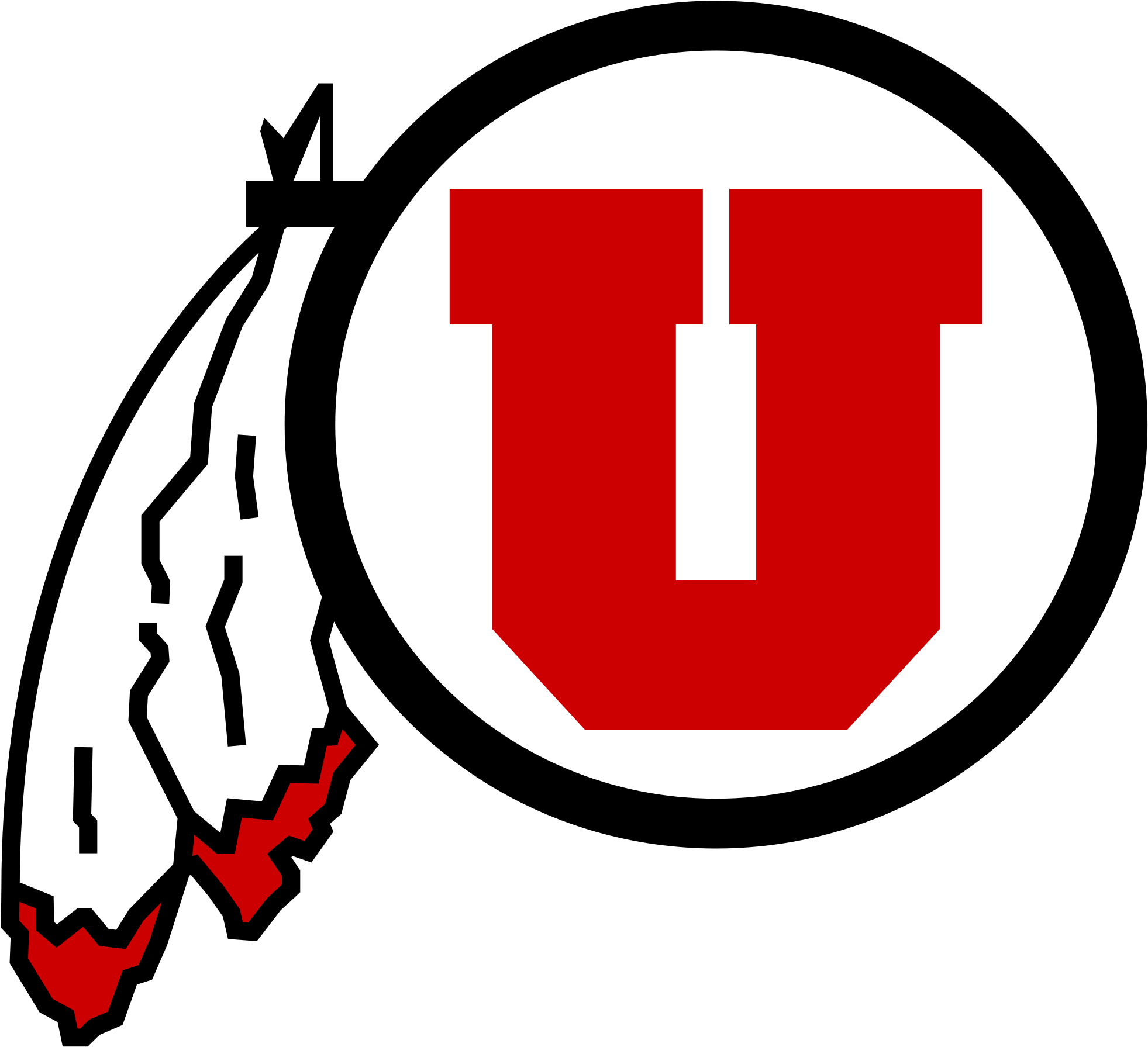Utah Utes Logo Png Clipart (1054x1024), Png Download