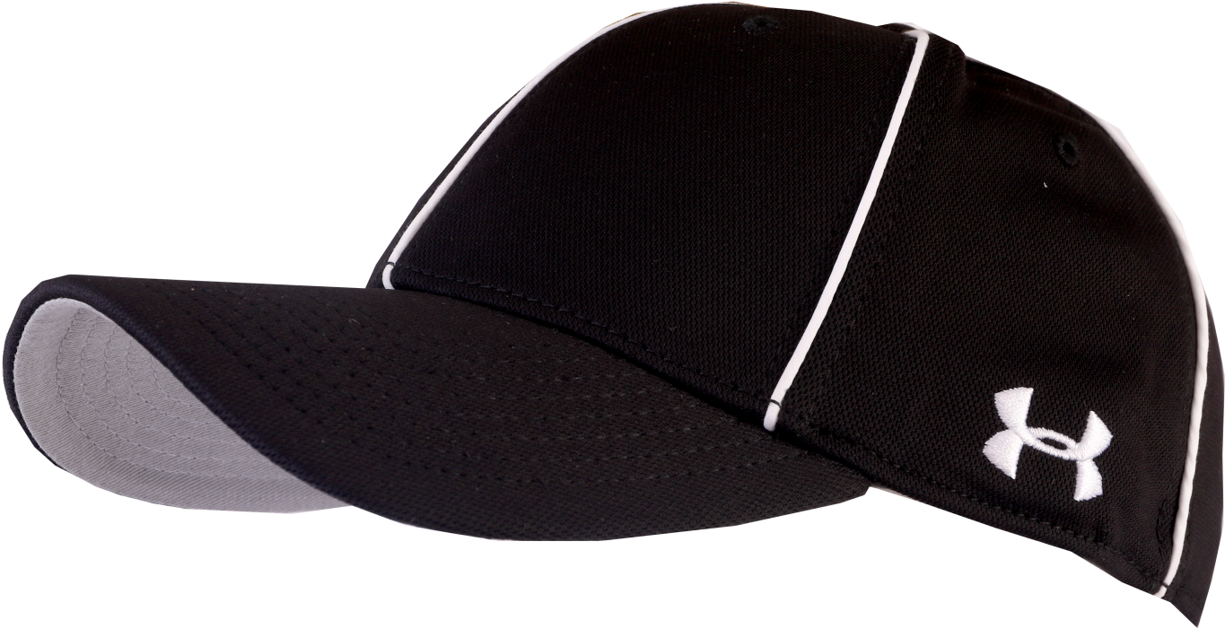 Black Under Armour Flex Fit Football Hat - Baseball Cap Clipart (1800x1200), Png Download
